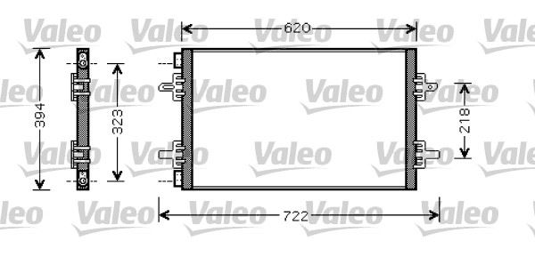 VALEO 818027 İklimlendirme Sistemi Klima Radyatörü - RENAULT ESPACE III (JE0_) uyumlu