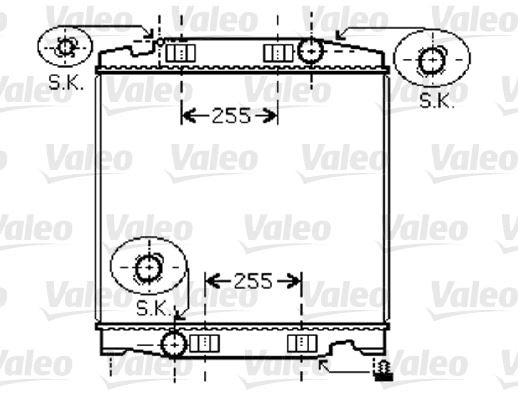 VALEO 733411 Soğutma Sistemi Su Soğutucu & Parçaları - IVECO STRALIS II uyumlu