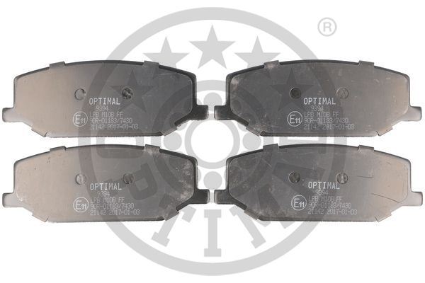 OPTIMAL BP-09394 Fren Sistemleri Fren Balatası - SUZUKI LJ80 (OL) uyumlu