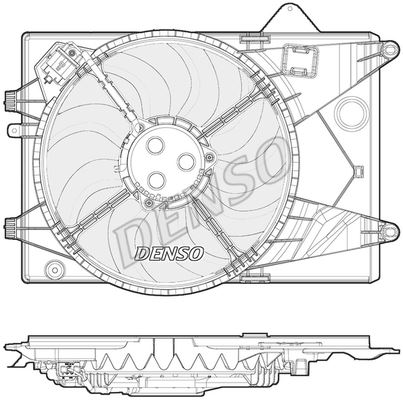 Radyatör Fanı - DENSO - DER15003 Ürün Görseli