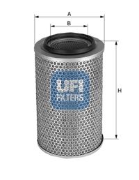 UFI 27.973.00 Motor Hava Filtresi - DEUTZ-FAHR AGROSTAR uyumlu