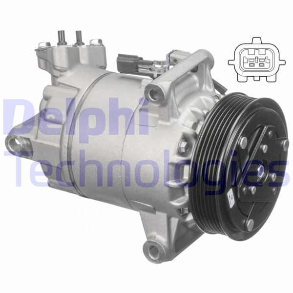 DELPHI TSP0155927 İklimlendirme Sistemi Kompresör Parçaları - NISSAN QASHQAI I (J10, NJ10) uyumlu