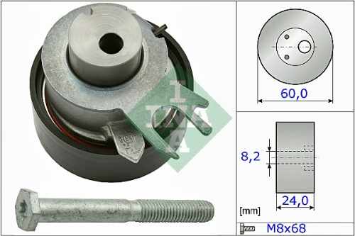 Schaeffler INA 531 0317 10 Motor Kayış Kasnağı - SKODA OCTAVIA II Combi (1Z5) uyumlu
