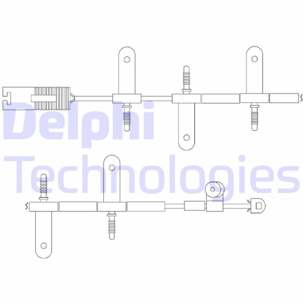 DELPHI LZ0164 Fren Sistemleri Aşınma Göstergesi - MINI MINI (R50, R53) uyumlu