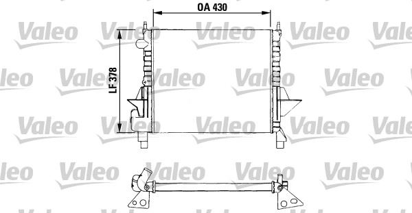 VALEO 730633 Soğutma Sistemi Su Soğutucu & Parçaları - RENAULT TWINGO I (C06_) uyumlu