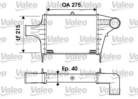 VALEO 817896 Motor Turbo Radyatörü - LANCIA DELTA I (831_) uyumlu