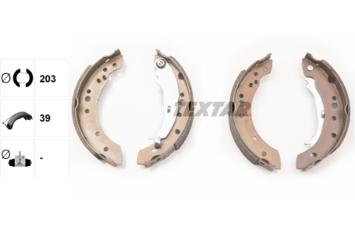 TEXTAR 91068800 Fren Sistemleri Fren Pabucu - SMART FORFOUR (454) uyumlu