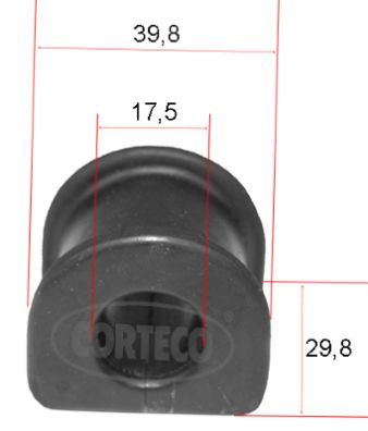 CORTECO 49371775 Süspansiyon Sistemi Stabilizatör - AUDI A4 B6 (8E2) uyumlu