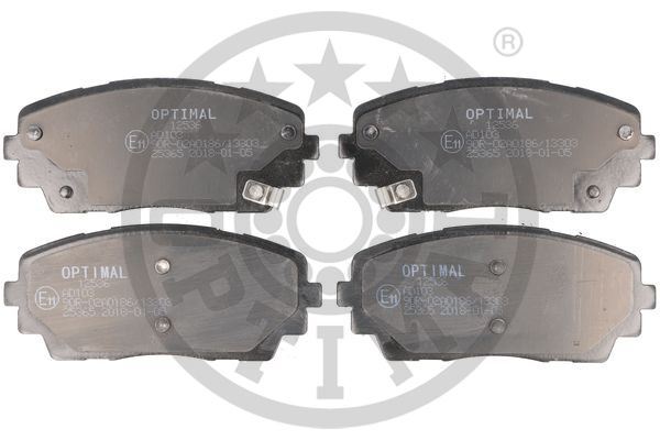 OPTIMAL BP-12536 Fren Sistemleri Fren Balatası - KIA PICANTO II (TA) uyumlu