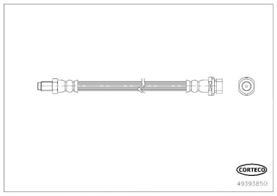 CORTECO 49393850 Fren Sistemleri Fren Hortumları - FORD TRANSIT Panelvan/Van (FA_ _) uyumlu