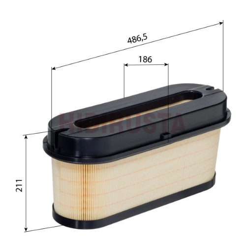 HENGST FILTER E1103L Motor Hava Filtresi - MERCEDES-BENZ AROCS uyumlu