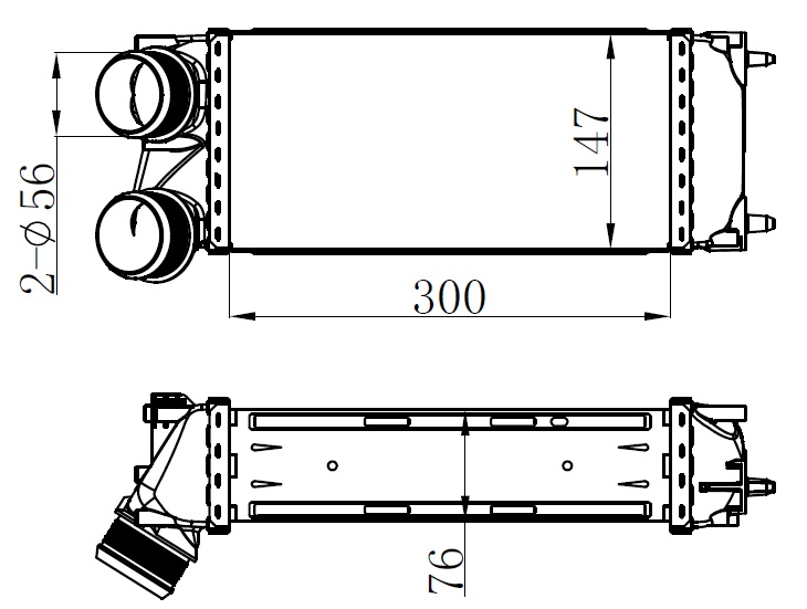 Turbo Radyatörü - IPE085080 Ürün Görseli
