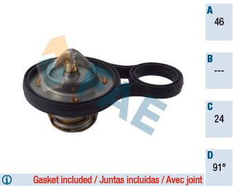 FAE 5303291 Motor Termostat - CHRYSLER NEON (PL) uyumlu