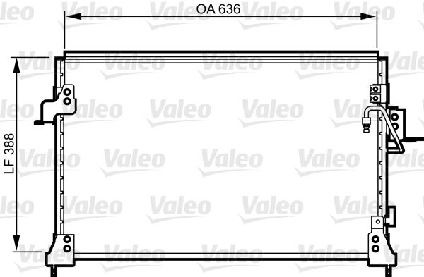 VALEO 818025 İklimlendirme Sistemi Klima Radyatörü - LAND ROVER DISCOVERY II (L318) uyumlu