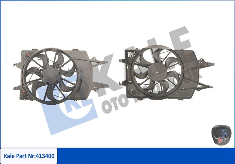 KALE OTO RADYATÖR 413400 Soğutma Sistemi Fan - FORD FOCUS I (DAW, DBW) uyumlu