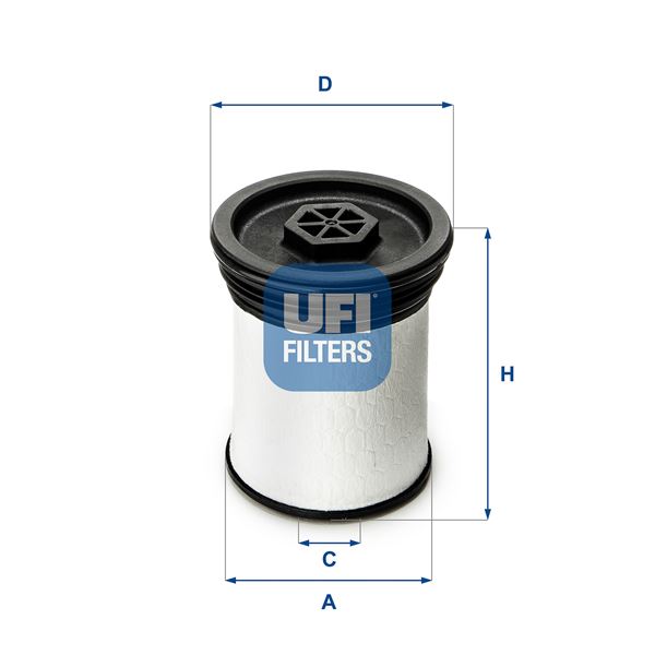 UFI 26.019.01 Yakıt Sistemi Yakıt Filtresi - JEEP WRANGLER III (JK) uyumlu