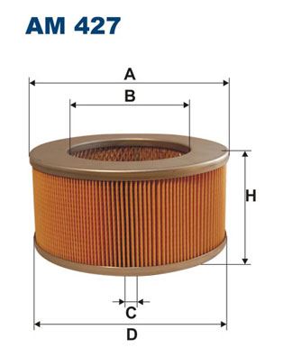 FILTRON AM 427 Motor Hava Filtresi - MAZDA E Panelvan/Van (SR2) uyumlu