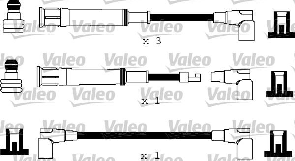 VALEO 346173 Ateşleme Sistemi Ateşleme Kablosu - BMW 3 (E30) uyumlu