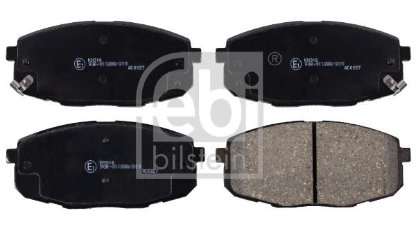 FEBI BILSTEIN 170119 Fren Sistemleri Fren Balatası - KIA CEE'D SW (ED) uyumlu