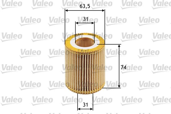 VALEO 586510 Motor Yağ Filtresi - OPEL ASTRA H Kombi van (L70) uyumlu