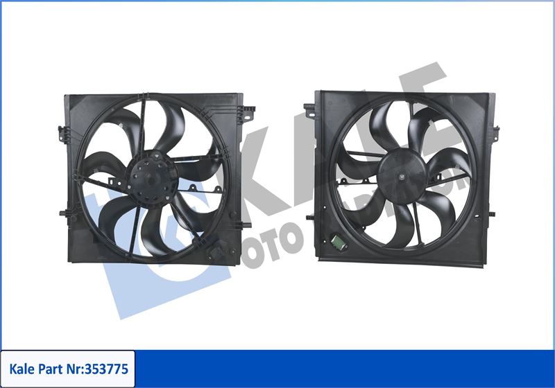 KALE OTO RADYATÖR 353775 Soğutma Sistemi Fan - NISSAN QASHQAI II (J11, J11_) uyumlu