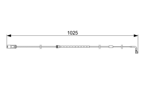 BOSCH 1 987 473 026 Fren Sistemleri Aşınma Göstergesi - BMW X6 (E71, E72) uyumlu