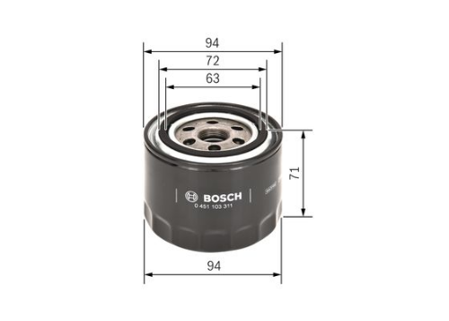BOSCH 0 451 103 311 Motor Yağ Filtresi - ROVER MONTEGO Estate (XE) uyumlu