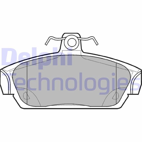 DELPHI LP653 Fren Sistemleri Fren Balatası - ROVER 100 / METRO Hatchback (XP) uyumlu