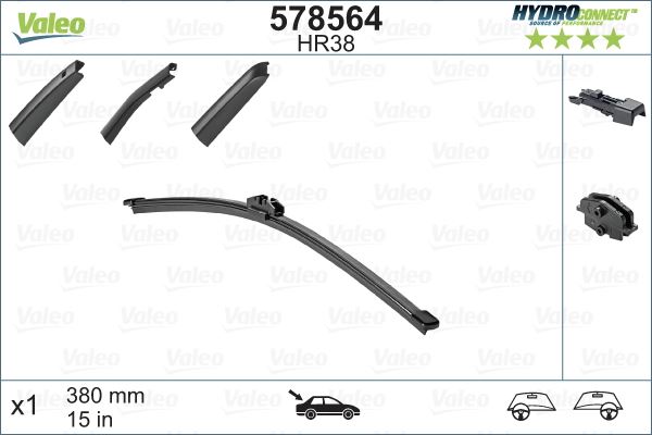 VALEO 578564 Kaporta & Gövde Parçaları Cam Silecek Mekanizması - BMW X5 (E70) uyumlu