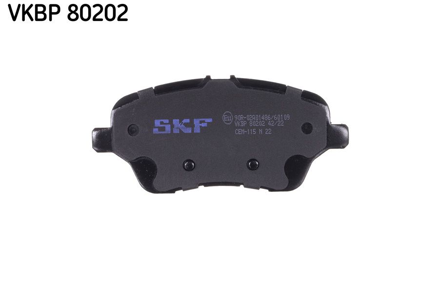 SKF VKBP 80202 Fren Sistemleri Fren Balatası - FORD FIESTA VI (CB1, CCN) uyumlu