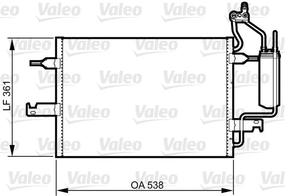 VALEO 817798 İklimlendirme Sistemi Klima Radyatörü - OPEL MERIVA A MPV (X03) uyumlu