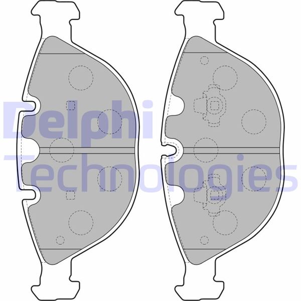 DELPHI LP1798 Fren Sistemleri Fren Balatası - BMW X5 (E53) uyumlu