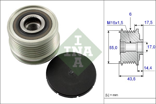 Schaeffler INA 535 0105 10 Elektrik Sistemi Alternatör - RENAULT MEGANE CC (EZ0/1_) uyumlu