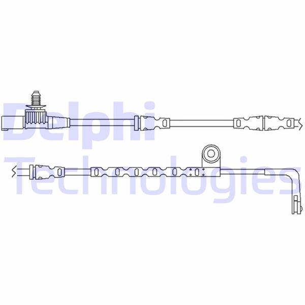 DELPHI LZ0198 Fren Sistemleri Aşınma Göstergesi - LAND ROVER RANGE ROVER SPORT I (L320) uyumlu