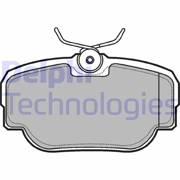 DELPHI LP914 Fren Sistemleri Fren Balatası - LAND ROVER RANGE ROVER II (P38A) uyumlu