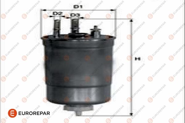 EUROREPAR 1682254180 Yakıt Sistemi Yakıt Filtresi - FIAT DOBLO Cargo (263_) uyumlu