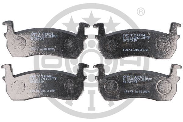 OPTIMAL BP-09359 Fren Sistemleri Fren Balatası - NISSAN MICRA I (K10) uyumlu