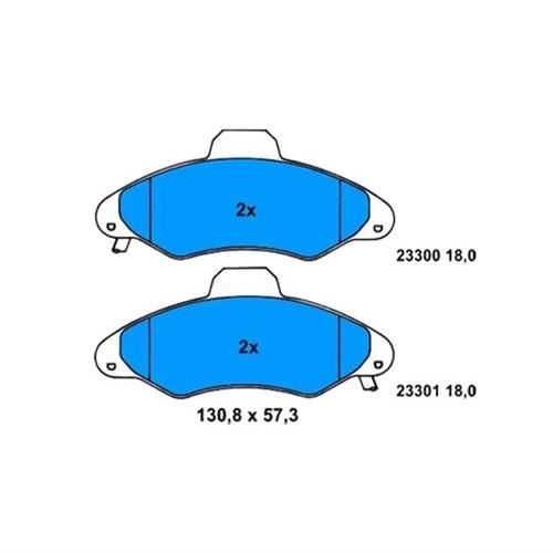 VALEO 670172 Fren Sistemleri Fren Balatası - FORD ESCORT V (AAL, ABL) uyumlu