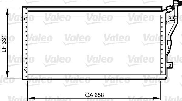 VALEO 814292 İklimlendirme Sistemi Klima Radyatörü - FIAT CROMA (154_) uyumlu