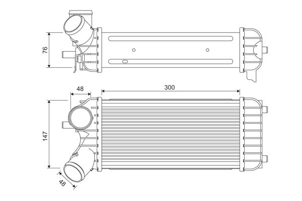 VALEO 818365 Motor Turbo Radyatörü - FORD C-MAX II (DXA/CB7, DXA/CEU) uyumlu