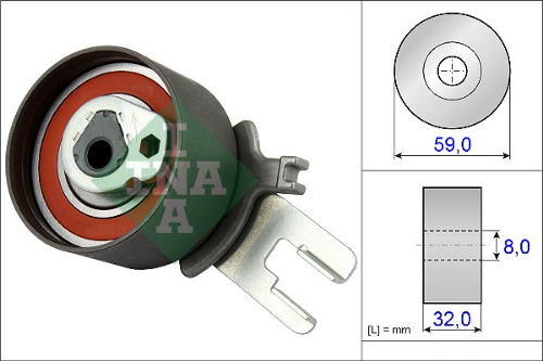 Schaeffler INA 531 0859 10 Motor Kayış Kasnağı - VOLVO V60 I (155) uyumlu