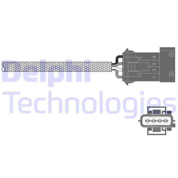DELPHI ES20337-12B1 Emme & Egzoz Sistemi Egzoz Sensörleri - PORSCHE 911 (993) uyumlu