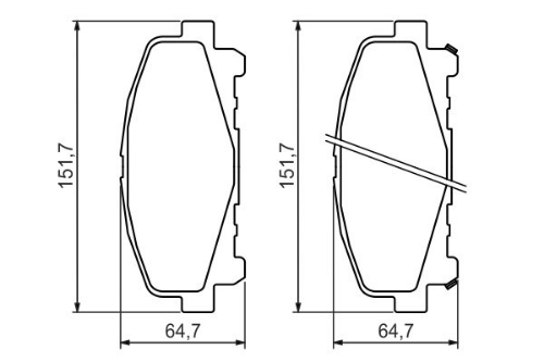 BOSCH 0 986 494 382 Fren Sistemleri Fren Balatası - HONDA ACCORD VIII (CU) uyumlu