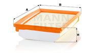 MANN-FILTER C 25 033 Motor Hava Filtresi - FIAT EGEA Sedan (356_, 357_) uyumlu