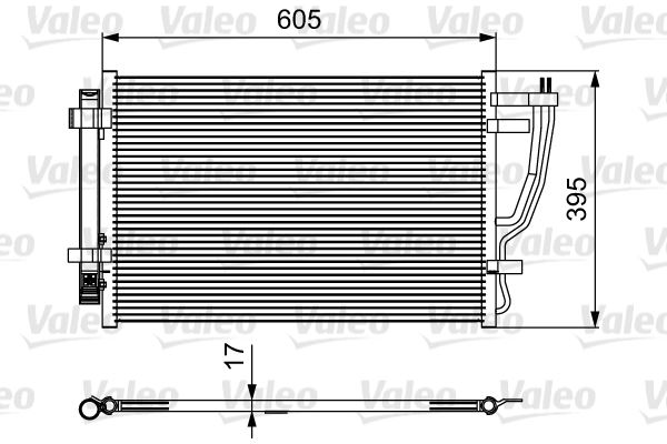 VALEO 814493 İklimlendirme Sistemi Klima Radyatörü - KIA CERATO II Sedan (TD) uyumlu