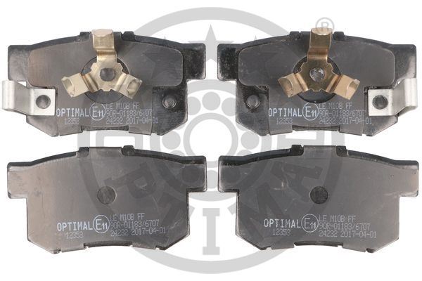 OPTIMAL BP-12353 Fren Sistemleri Fren Balatası - HONDA CR-V II (RD_) uyumlu