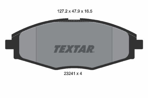 TEXTAR 2324102 Fren Sistemleri Fren Balatası - CHEVROLET MATIZ (M200, M250) uyumlu