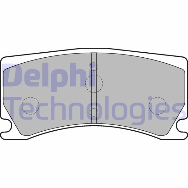 DELPHI LP2217 Fren Sistemleri Fren Balatası - JAGUAR XK II Coupe (X150) uyumlu