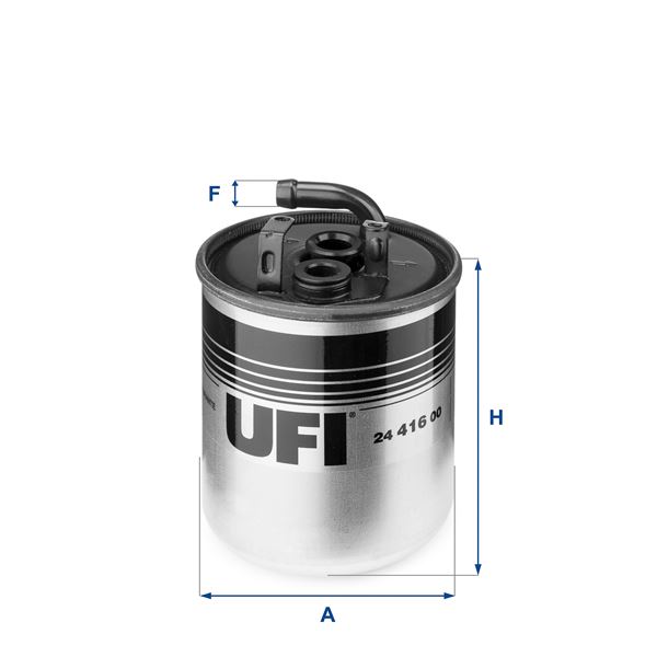 UFI 24.416.00 Yakıt Sistemi Yakıt Filtresi - MERCEDES-BENZ A-SERISI (W168) uyumlu