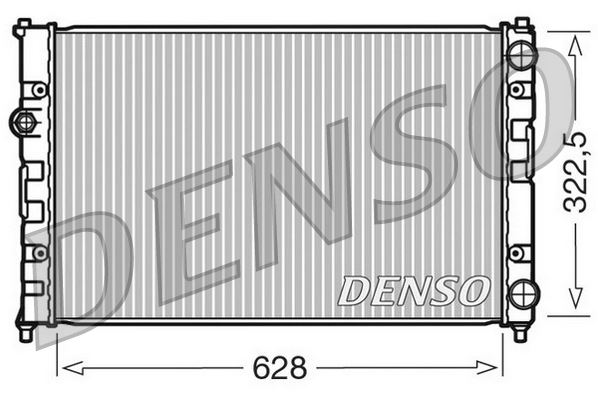 DENSO DRM26009 Soğutma Sistemi Su Soğutucu & Parçaları - SEAT IBIZA II (6K1) uyumlu